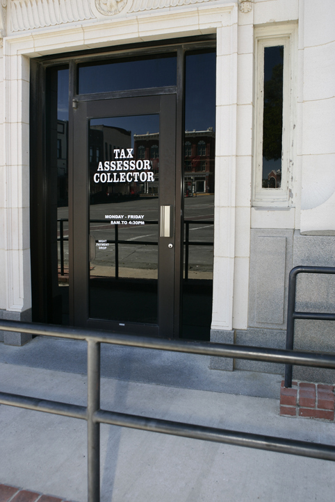 Tax Assessor Office Building Door