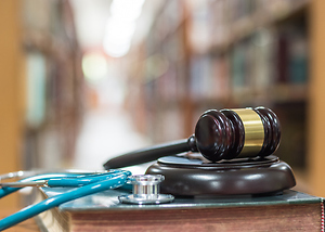 Health Care Stethoscope gravel and book