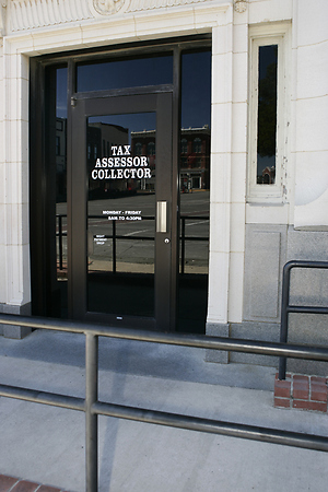 Tax Assessor Office Building Door